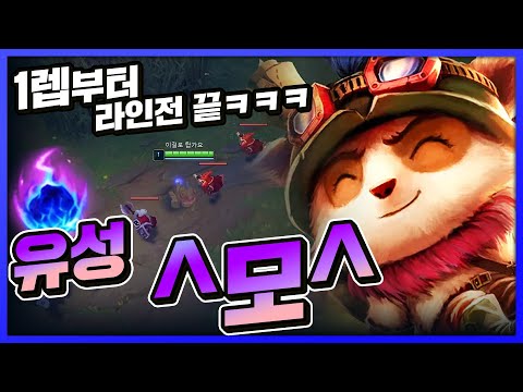 1렙 은신습격으로 날먹라인전하는 <strong>유성</strong> 탑티모