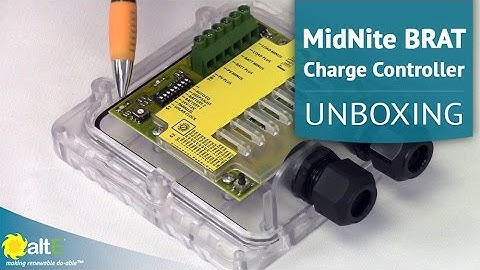MidNite BRAT 30A PWM Solar Charge Controller | Unboxing & Features