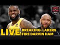 Breaking  lakers fire head coach darvin ham  whats next for the lakeshow  mason  ireland
