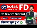Kotak fd credit card | kotak fd credit card apply | fd linked credit card kotak | credit card on FD