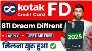 Kotak fd credit card | kotak fd credit card apply | fd linked credit card kotak | credit card on FD