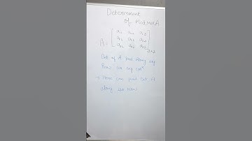 Determinant matrix😎#shorts#trending video