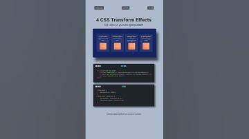 Master These 4 CSS Transform Effects Like a Pro (2024 Web Dev Must-Know)