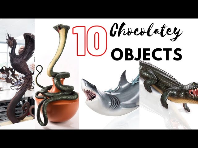 10 Animals & Object made by Chocolate 🍫 | TM Talks | Beautiful Objects  from Choclate | Satisfying - YouTube