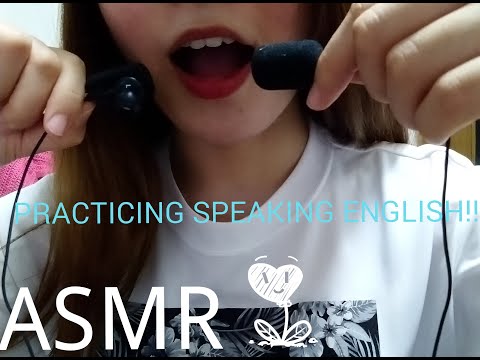 [ASMR]PRACTICING SPEAKING ENGLISH !! #WHISPERING #囁き