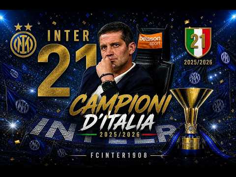Video L'INTER VINCE LO SCUDETTO NUMERO 21 MA CHIVU NON SI VUOLE FERMARE!