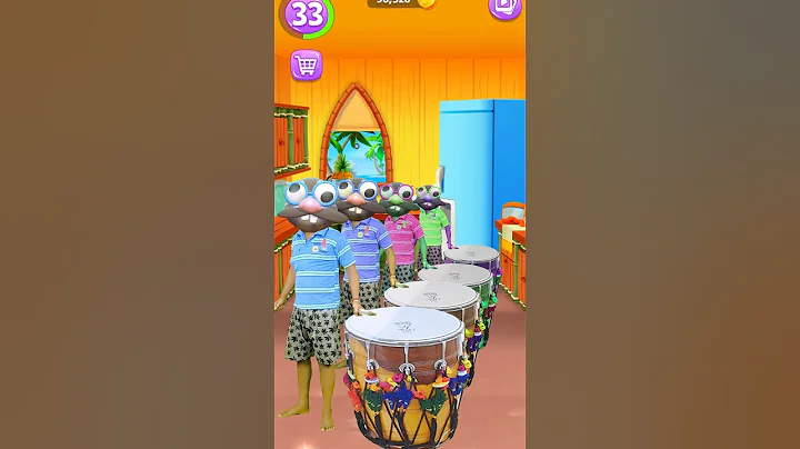 The best drum team Tom My Talking Tom #shorts #tom #animation #cartoon #mytalkingtom2 #trending