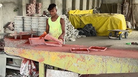 PAVER BLOCK MAKINGPROCESS / INTERLOCKING TILE MAKING PROCESS / HOW TO MAKE GLOSS PAVERBLOCK #youtube