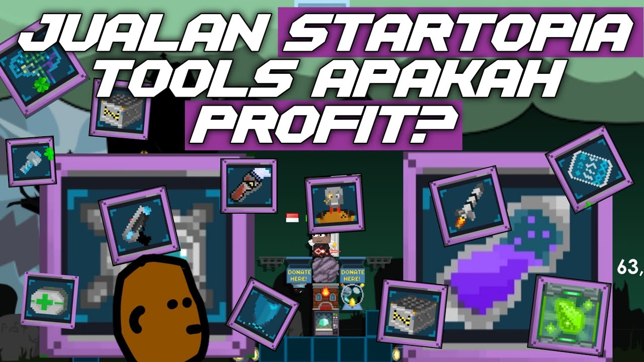 JUALAN STARTOPIA TOOLS APAKAH PROFIT? | GROWTOPIA