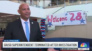 San Diego Unified School District superintendent terminated after investigation | NBC 7 San Diego