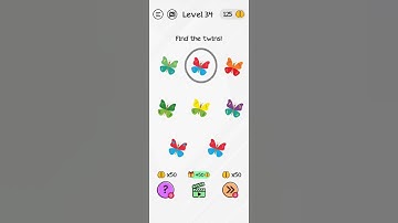 #Shorts Brain Dom Game Challenge 2022 | level 34 | Find the twins!