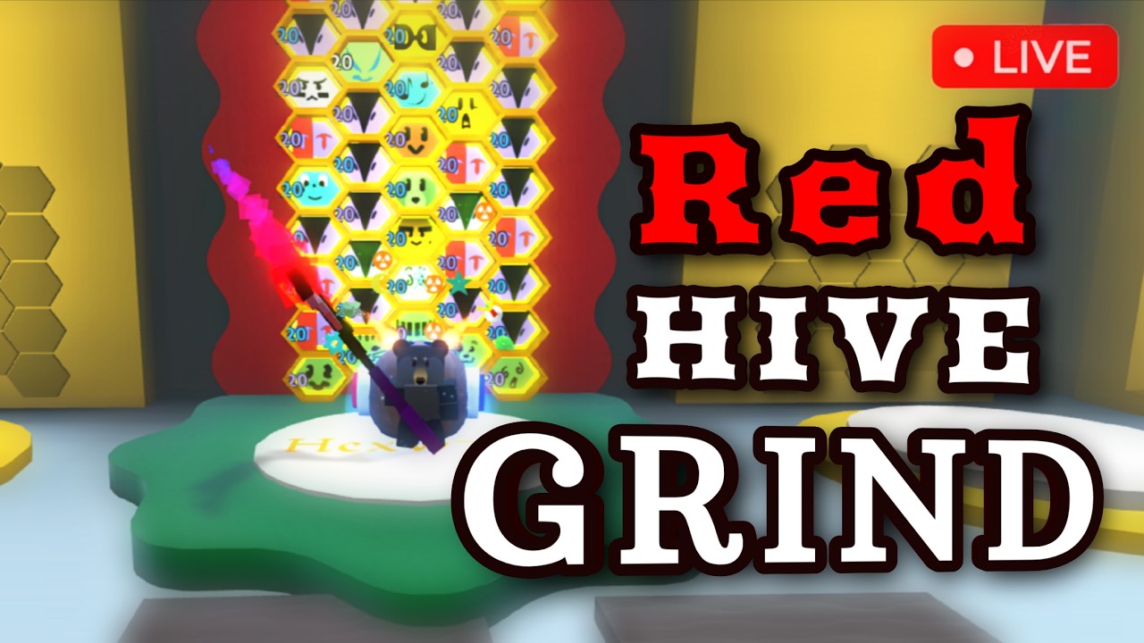HONEYDAY PREP Red Hive - Bee Swarm Simulator LIVE