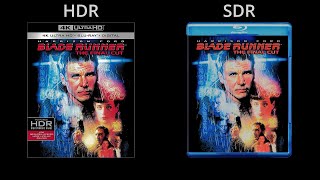 Blade Runner HDR vs SDR Comparison