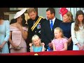 British Royal Family Depart & Meghan's BALCONY DEBUT ALL MOMENTS - Trooping The Colour 2018