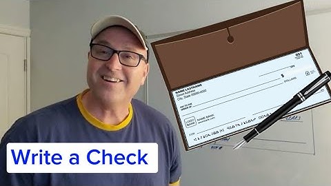 How to Write a Check