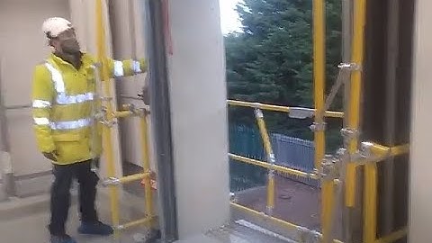 Sigma Safety Pallet Gate in roller shutter door opening