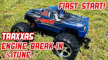 Tmaxx 3.3 | First start | Engine Break in and tune!