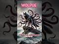 WOLPUS - WOLF and OCTOPUS HYBRID.        #ai #aiartistry #shorts #hybrid #videoshort