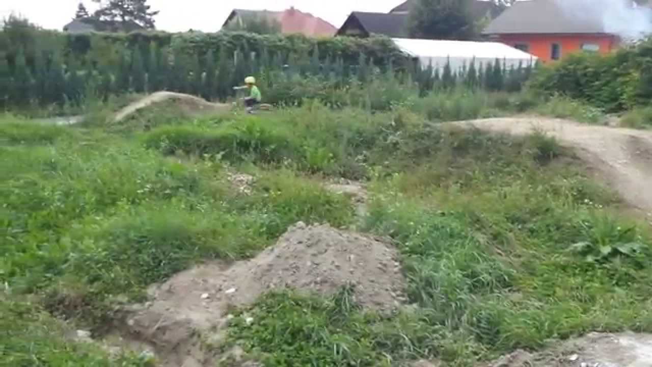 5 year old kid riding dirt jumps ( Giant XTC ) YouTube