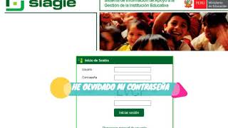 Restablecer contraseña en el SIAGIE