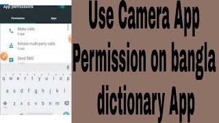 Use Camera App Permission on bangla dictionary App screenshot 2