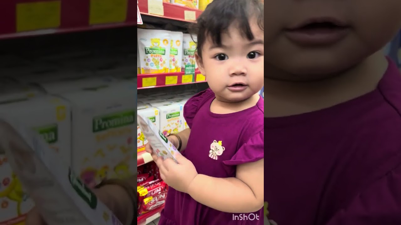 Vlog Sofia beli cemilan favorite Promina Puff dan Nyamnyam di Alfamart 😊😊 #viralvideo 