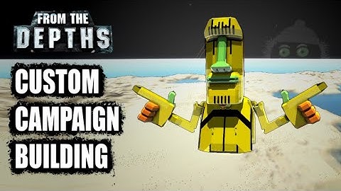 A Space Shuttle And... Other Flying Things... 🗿🚀 | From the Depths Custom Campaign Building