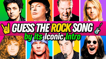 Guess the ROCK song by its ICONIC INTRO 🤘🎸 | Music Quiz