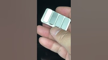 An aluminum fidget slider that looks like piano keys#edc #fidgetslider #fidgettoys