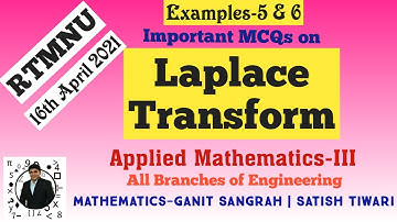 MCQ on Laplace Transform | Ex. 5 & 6 | Short Tricks