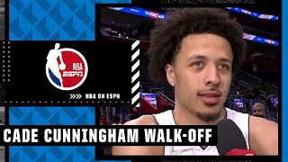 'I'm made for those moments' 🥶 Cade Cunningham on his clutch free throws in OT win | NBA on ESPN