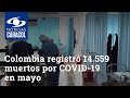 Alarmante cifra: Colombia registró 14.559 muertos por COVID-19 en mayo