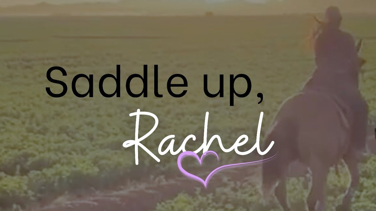Saddle up, Rachel   Justice for Rachel Hansen