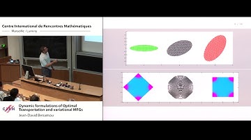 Jean-David Benamou: Dynamic formulations of Optimal  Transportation and variational MFGs
