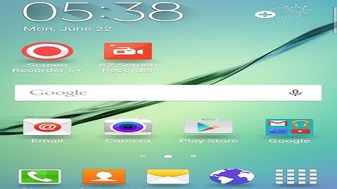 Demonstration Of Touchwiz / Android 5.1.1 On Samsung Galaxy S5