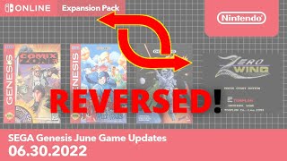 SEGA Genesis - June 2022 Game Updates - #nintendo  Switch Online [[REVERSED]]