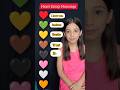 Heart Emoji Meanings| Learn Fun Emoji Colors! #learnenglish #shorts #heart