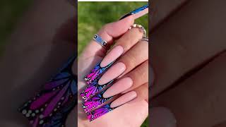 butterfly nail ideas #viral #nails #nailart #naildesign #shorts