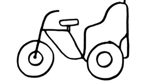 How to draw rickshaw | Drawings and painting | Art challenge for kids | Very Easy Way to Draw