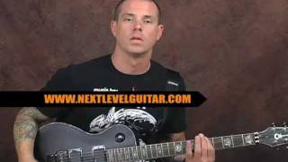 How to solo in Drop Tuning lead guitar soloing lesson using pentatonic scales and arpeggios