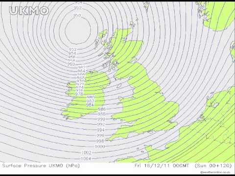 Ukmo Surface Pressure Charts