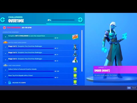  - ember selectable styles fortnite