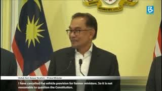 Proposal to abolish pensions of Cabinet members unreasonable - PM Anwar
