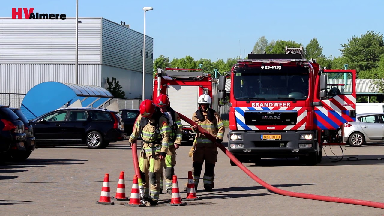 Ammoniak lekkage bij HEMA bakkerij Grindzuigerstraat