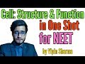 One Shot Video on Cell Structure and Function for NEET ft. Vipin Sharma