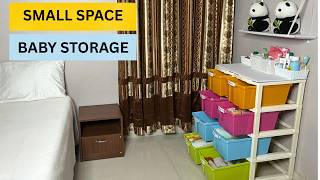 Newborn Organization | Plastic Drawer Unit Setup