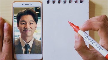 How to Draw Realistic Squid Game Salesman