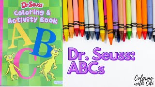 Dr. Seuss ABCs Coloring Page For Kids