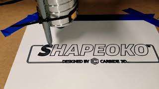 Shapeoko 3 XL - Hello World Shading Test
