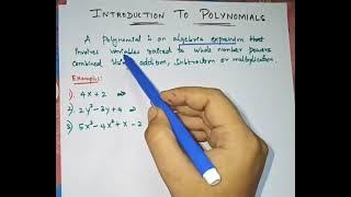 Class 10th Maths |  Introduction to Polynomials | Student AI #studentai #maths #students